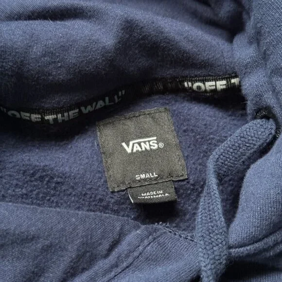 Vans Men's Mountain Grid Hoodie - Navy - Picture 4 of 6